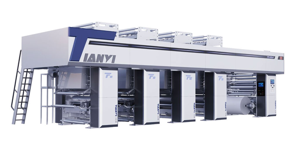  TY-HZD 4色傳動(dòng)軸快遞袋印刷機(jī)